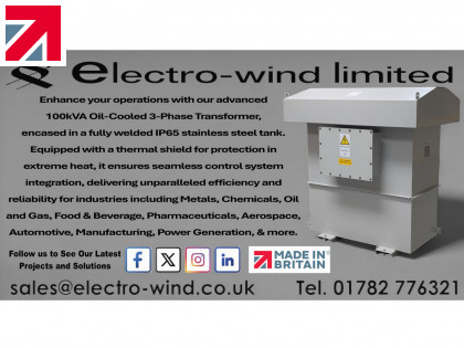 Elevate your operations with Electro-Wind's  advanced 100kVA oil-cooled 3 phase transformer