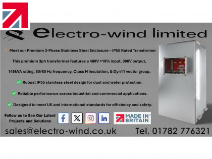 Premium 3-phase stainless steel enclosure