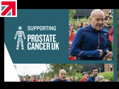 APS Director Vince Lunn Marches for Prostate Cancer UK
