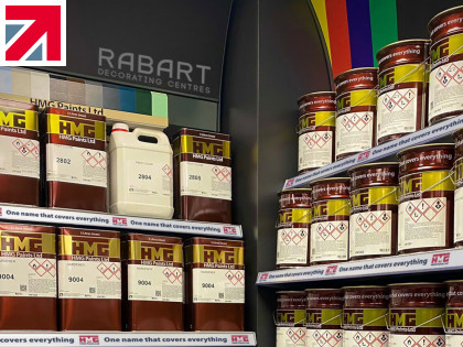 HMG Paints announce Rabart as new Distributor