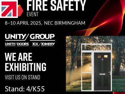 Unity Doors is showcasing once again at The Fire Safety Event - NEC, April 8th - 10th