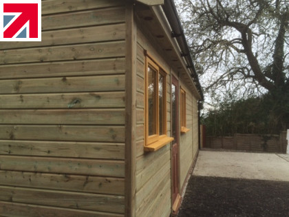 Is a garden room office warm enough for winter? - National Timber Buildings