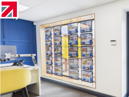Mid West Displays complete hat-trick for David James Estate Agents