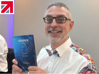 Make An Entrance Director Stuart Burlton Named “Entrepreneur of the Year” at Lincolnshire Marketing Awards 2025