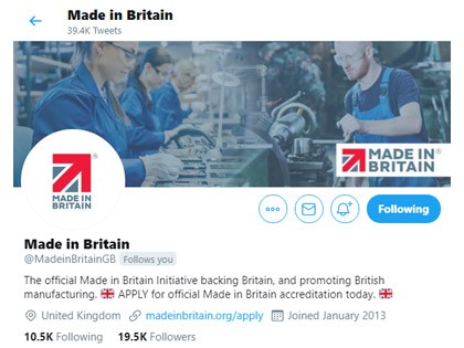 Marketing and selling internationally caught in the Made in Britain Twitter net: 21 January 2021