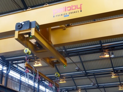 New Made in Britain Members Pelloby Install Bespoke Turntable Crane